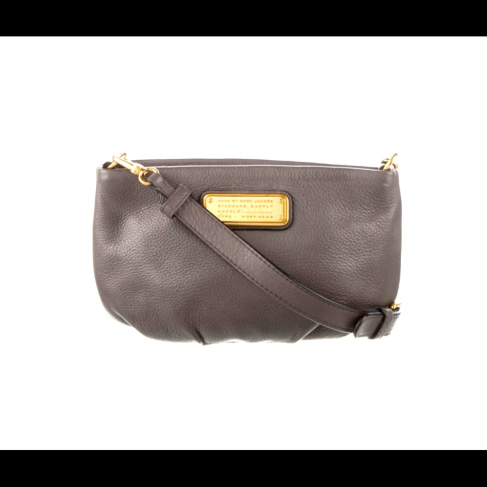 Marc by Marc Jacobs Gray Leather Crossbody